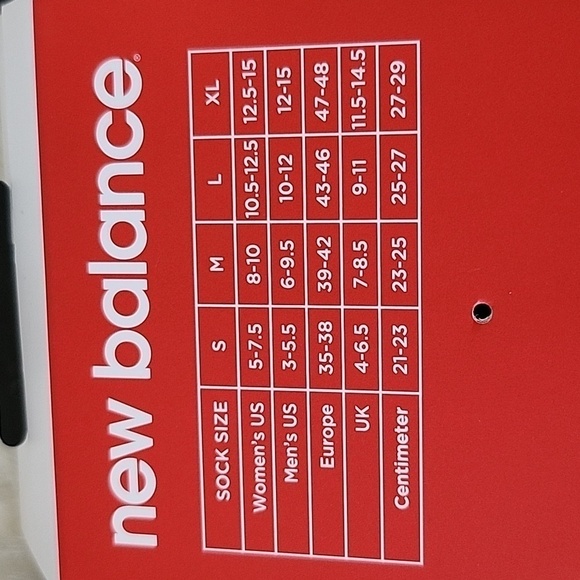 New Balance Multicolored Running Socks NWT - Picture 7 of 8